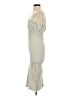 J.Crew 100% Linen Metallic Silver Cocktail Dress Size 0 - photo 5