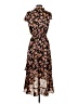 CeCe 100% Polyester Floral Black Casual Dress Size S - photo 2