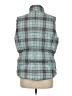 Eddie Bauer 100% Polyester Plaid Blue Green Vest Size M - photo 2
