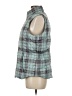 Eddie Bauer 100% Polyester Plaid Blue Green Vest Size M - photo 5