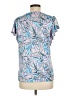 Stella Parker Blue Short Sleeve Blouse Size M - photo 2