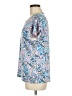 Stella Parker Blue Short Sleeve Blouse Size M - photo 5