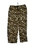 Natori 100% Polyester Animal Print Gold Tan Casual Pants Size XS - photo 1