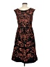 Yoana Baraschi 100% Polyester Paisley Black Cocktail Dress Size 6 - photo 2