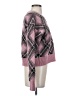 Steve Madden Checkered-gingham Pink Pullover Sweater Size S - photo 4