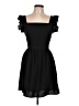 Unbranded 100% Polyester Solid Black Cocktail Dress Size L - photo 1