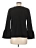 Ann Taylor Black Long Sleeve Blouse Size M - photo 2