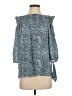 Acrobat Blue 3/4 Sleeve Blouse Size XS - photo 1