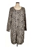 Assorted Brands Animal Print Tan Casual Dress Size XL - photo 1