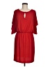Coldwater Creek Solid Red Casual Dress Size 6 - photo 1