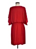 Coldwater Creek Solid Red Casual Dress Size 6 - photo 2