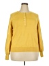 Unbranded Yellow Long Sleeve Henley Size 2X - photo 1