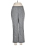 Norm Thompson Print Gray Casual Pants Size 8 (petite) - photo 1