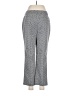 Norm Thompson Print Gray Casual Pants Size 8 (petite) - photo 2