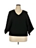 Simply Vera Vera Wang Black Pullover Sweater Size XXL - photo 1
