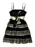 BCBGMAXAZRIA 100% Polyester Black Cocktail Dress Size 0 (petite) - photo 1