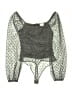 Le Lis 100% Polyester Gray Long Sleeve Blouse Size S - photo 1