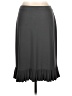 Susan Lawrence Solid Gray Formal Skirt Size L - photo 2