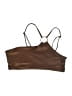 Pink Lily Brown Swimsuit Top Size M - photo 1