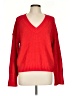 Jessica Simpson Solid Red Pullover Sweater Size L - photo 1