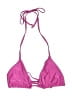 PrettyLittleThing Solid Pink Swimsuit Top Size 10 - photo 1