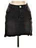 ONETEASPOON Solid Black Denim Skirt Size 23 waist - photo 1