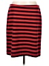 Doncaster Collection Stripes Red Casual Skirt Size 8 - photo 1