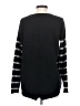 Kokun 100% Cashmere Stripes Black Cashmere Pullover Sweater Size S - photo 2