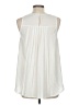JACK 100% Polyester Ivory Sleeveless Blouse Size M - photo 2