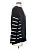 Kokun 100% Cashmere Stripes Black Cashmere Pullover Sweater Size S - photo 4