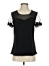 Emma & Olivia Black Short Sleeve Top Size S - photo 1