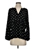 Ann Taylor LOFT 100% Polyester Polka Dots Black 3/4 Sleeve Blouse Size XS - photo 1