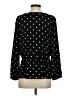 Ann Taylor LOFT 100% Polyester Polka Dots Black 3/4 Sleeve Blouse Size XS - photo 2