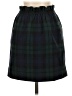 J.Crew 100% Polyester Plaid Green Casual Skirt Size 0 - photo 1