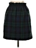 J.Crew 100% Polyester Plaid Green Casual Skirt Size 0 - photo 2
