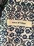 Max Studio 100% Polyester Blue 3/4 Sleeve Blouse Size M (estimated) - photo 7