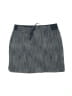 Athleta Chevron-herringbone Gray Denim Skirt Size 8 - photo 1