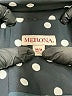 Merona 100% Polyester Polka Dots Black Long Sleeve Blouse Size M - photo 7