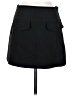 Zara Solid Black Casual Skirt Size S - photo 1
