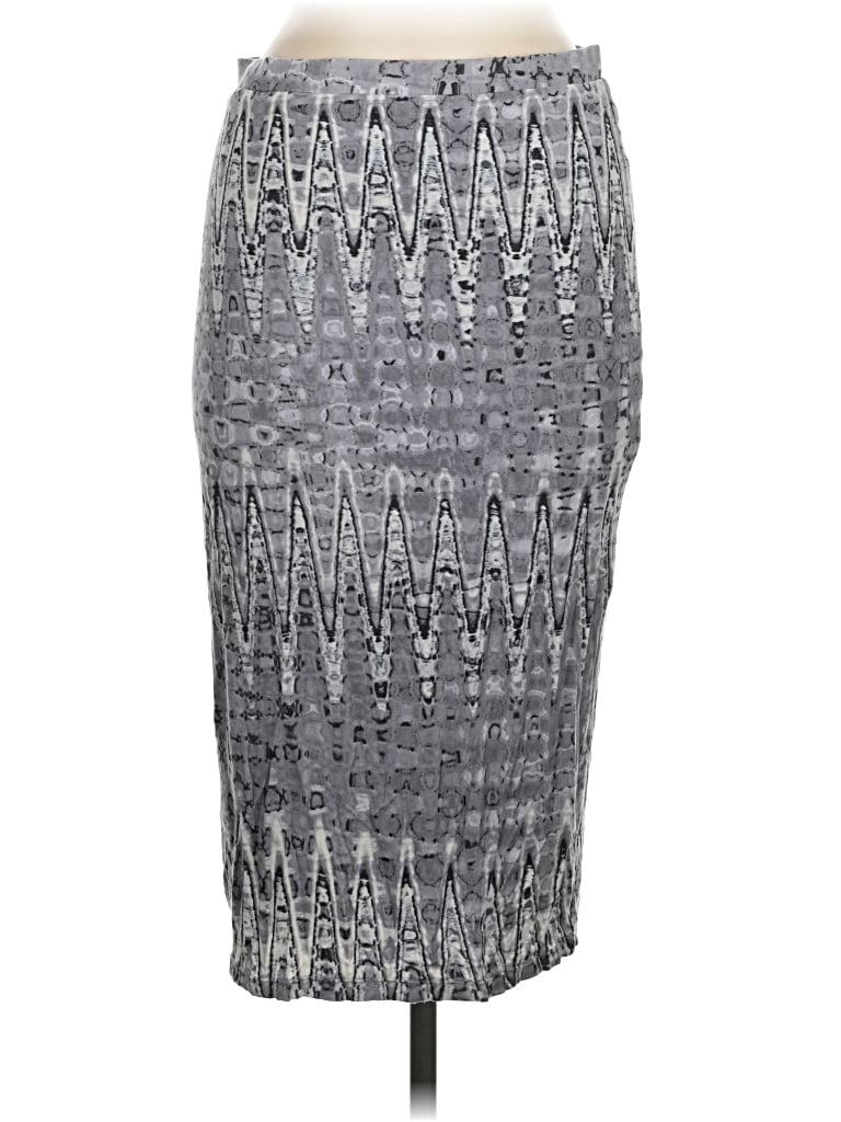 Pre-owned Matty M Casual Skirt In Gray