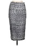 Matty M Graphic Gray Casual Skirt Size M - photo 2