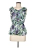 B.wear 100% Polyester Green Sleeveless Blouse Size M - photo 1