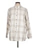 Jachs Girlfriend Ivory Long Sleeve Button-Down Shirt Size L - photo 1