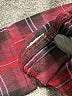American Eagle Outfitters Plaid Red Burgundy Long Sleeve Button-Down Shirt Size M - photo 8
