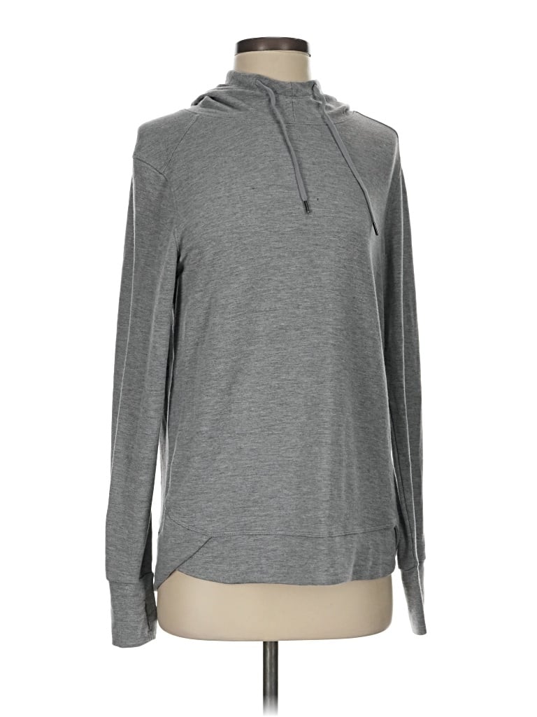 Pre-owned Athletic Works Pullover Hoodie In Gray