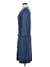 L.L.Bean Blue Casual Dress Size M - photo 5