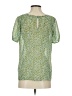 CAbi 100% Polyester Green Short Sleeve T-Shirt Size XS - photo 2