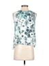 metaphor Teal Sleeveless Blouse Size XS - photo 2