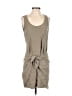 Drew Solid Gray Casual Dress Size S - photo 1