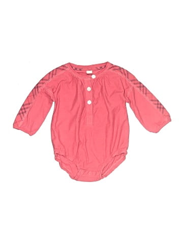 Burberry Long Sleeve Onesie (view 1)